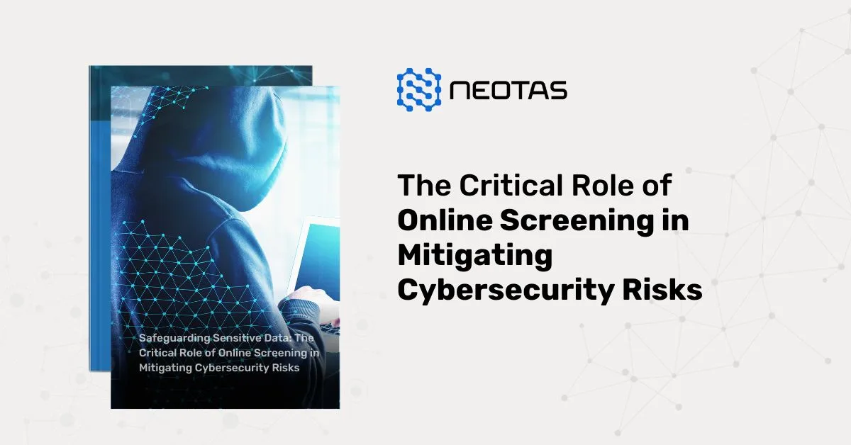 Online Screening in Mitigating Cybersecurity Risks